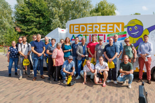 Raadsleden en partners op bezoek bij Ontmoetingsplein