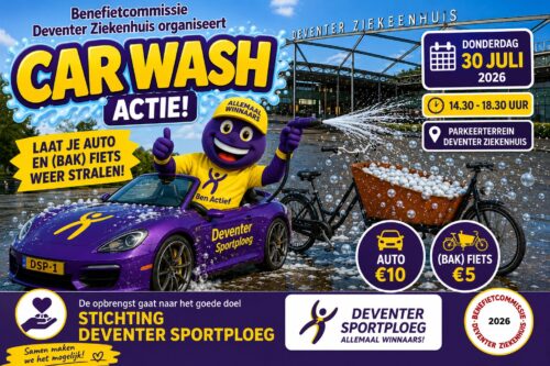 Schone auto voor het goede doel!