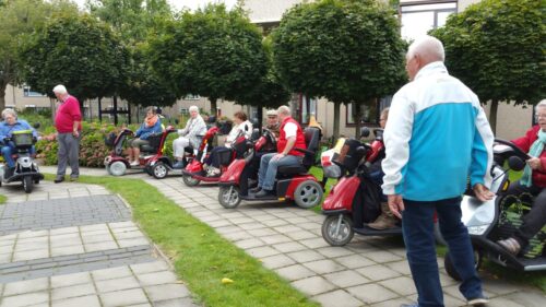 Scootmobieltraining bij Zwaluwenburg